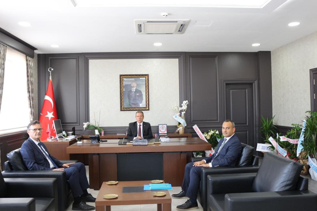 Çerkezköy SGK Müdürü ve İş Kur Müdürü Kaymakam Mustafa GÜRDAL ` ı  Ziyaret Etti